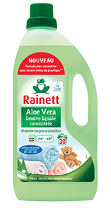 Rainett Recharge lessive 1,5 L 30 lavages Savon de Marseille